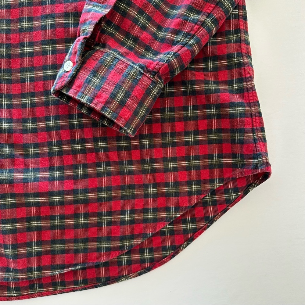 Ralph Lauren CLASSIC FIT Plaid Button Down long Sleeve Shirt Plaid XL - Picture 4 of 10